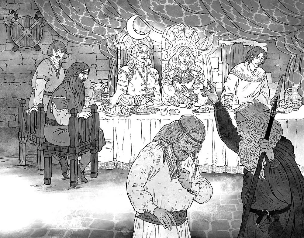Иллюстрация к книге — Даша в мире Одина и Тора [book-illustration-21.webp]