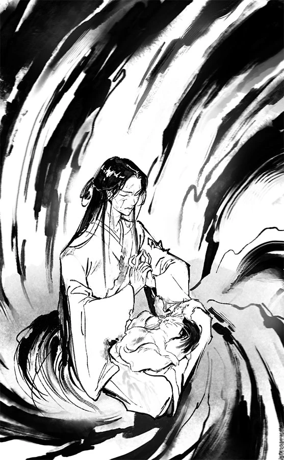 Иллюстрация к книге — Белый кот старейшины Цунчжэ. Том 1 [book-illustration-6.webp]