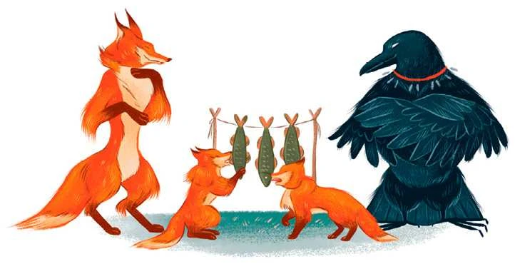 Иллюстрация к книге — Мифы северных народов России для детей [book-illustration-69.webp]