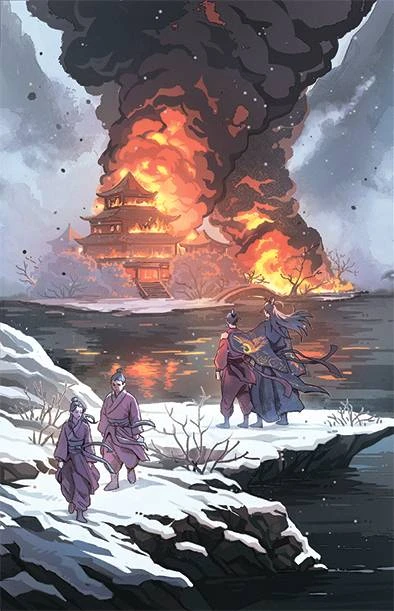 Иллюстрация к книге — Белый журавль обнимает меч рассвета. Том 2 [book-illustration-3.webp]