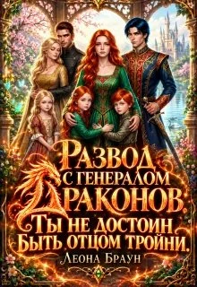 Книга Развод с генералом драконов. Ты не достоин быть отцом тройни